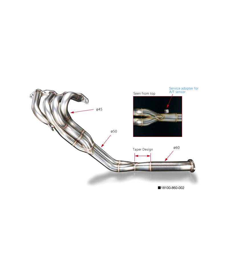COLLECTEUR ECHAPPEMENT VER. 2 TOYOTA AE86 LEVIN/TRUENO (4AG) - TODA RACING 