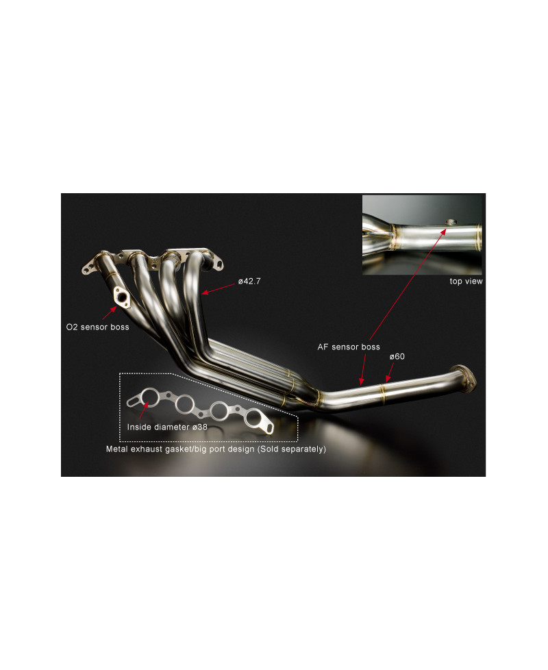 COLLECTEUR ECHAPPEMENT TOYOTA AE86 LEVIN/TRUENO (4AG) - TODA RACING 