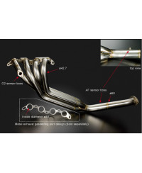 COLLECTEUR ECHAPPEMENT TOYOTA AE86 LEVIN/TRUENO (4AG) - TODA RACING 