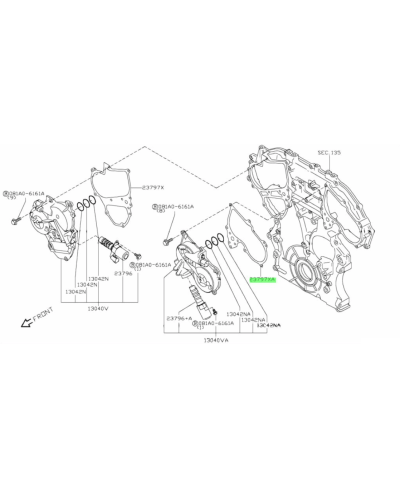 JOINT DE CARTER VTC GAUCHE 370Z NISSAN