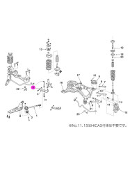 SILENTBLOCS NISMO TIRANT DE CHASSE 