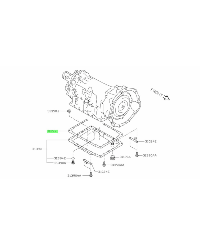 JOINT CARTER BOITE AUTOMATIQUE Z33 / Z34