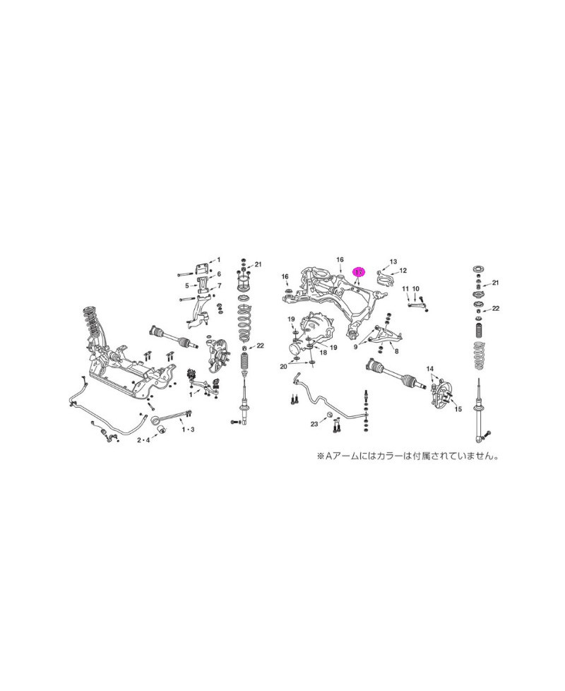 SILENTBLOCS NISMO DIFFERENTIEL ARRIERE