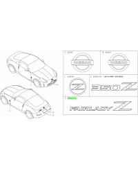 MONOGRAMME FAIRLADY Z 350Z NISSA0