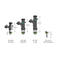 INJECTEURS 850CC NISSAN S13 / S14 / S15 RAMPE 14MM / 34MMFUEL INJECTOR CLINIC