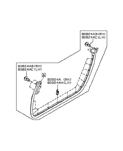 JOINT DE PORTE AVANT GAUCHE NISSAN POUR 350Z