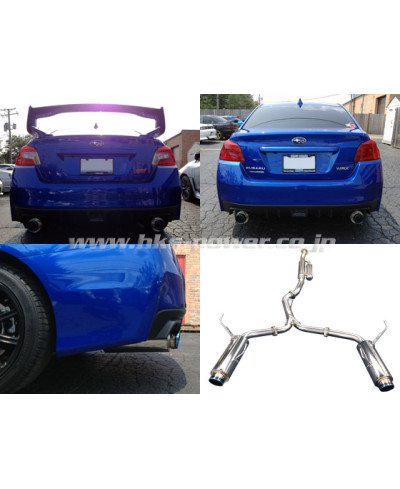 CATBACK "HI-POWER TI TIP" DOUBLE SORTIES SUBARU IMPREZA WRX VAG & WRX STI VAF(FA20 & EJ25) - HKS