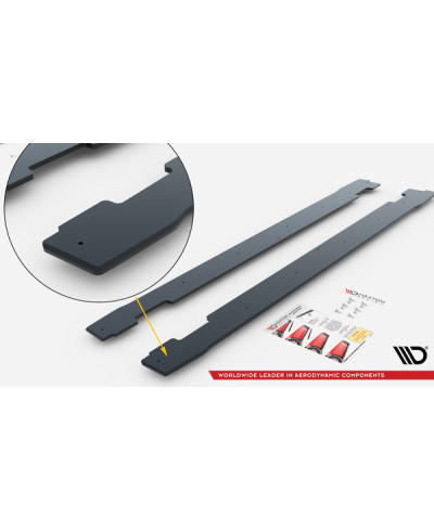 LAME DE PARE CHOCS LATERALES DIFFUSEURS MAZDA 3 MPS MK1