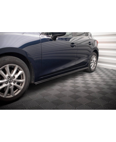 SET LAMES DE PARE CHOCS LATERAUX MAZDA 3 BN MK3