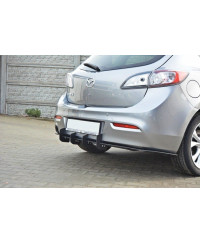 KIT DIFFUSEUR ARRIERE + SPLITTERS LATERAUX MAZDA 3 MK2 SPORT ( PREFACE)