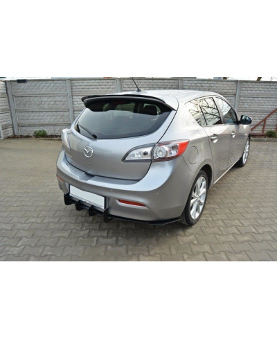 KIT DIFFUSEUR ARRIERE + SPLITTERS LATERAUX MAZDA 3 MK2 SPORT ( PREFACE)