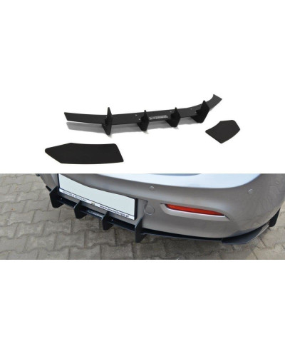 KIT DIFFUSEUR ARRIERE + SPLITTERS LATERAUX MAZDA 3 MK2 SPORT ( PREFACE)