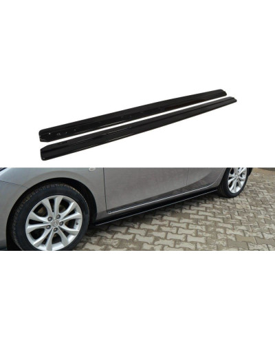 SET LAMES DE PARE CHOCS LATERALES MAZDA 3 MK2 SPORT (PREFACE)