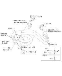 COLLECTEUR D'ECHAPPEMENT SUBARU IMPREZA GRF/GVF - HKS 