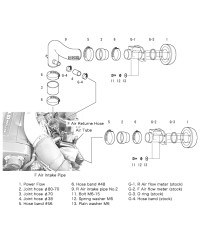 KIT ADMISSION RACING SUCTION NISSAN R33/ R34 GTR - HKS