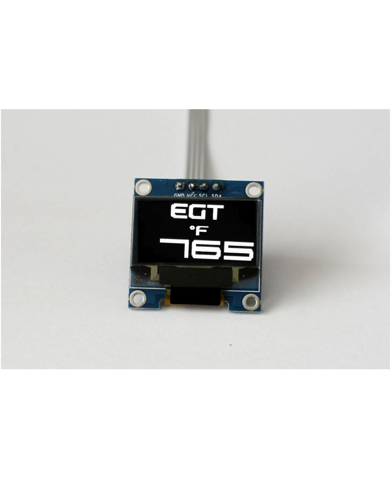 MANOMÉTRE OLED LARGE DIGITS 1.3" TEMPERATURE GAZ D'ÉCHAPPEMENT -ZADA TECH