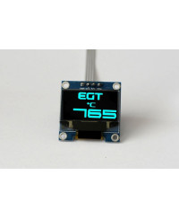 MANOMÉTRE OLED LARGE DIGITS 0.96" TEMPERATURE GAZ D'ÉCHAPPEMENT -ZADA TECH