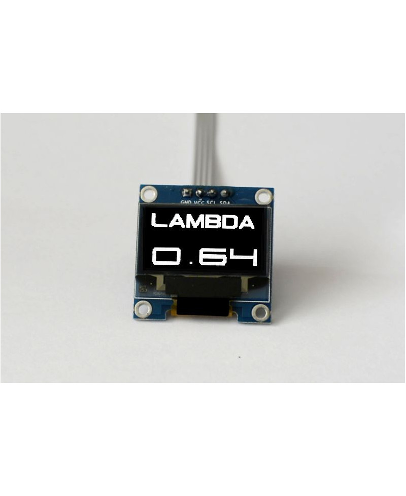 MANOMÉTRE OLED LARGE DIGITS 0.96" LAMBDA -ZADA TECH