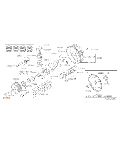 VIS DAMPER VILEBREQUIN CA18DET NISSAN