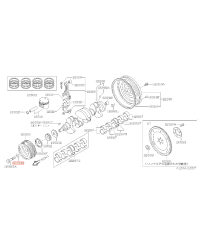 RONDELLE VIS DAMPER VILEBREQUIN CA18DET NISSAN