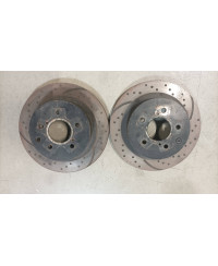 SET DISQUE ARRIERE RAINURE 295mm NISSAN R32 / R33 / R34 / 300ZX 