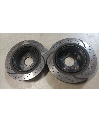 SET DISQUE ARRIERE RAINURE 295mm NISSAN R32 / R33 / R34 / 300ZX 