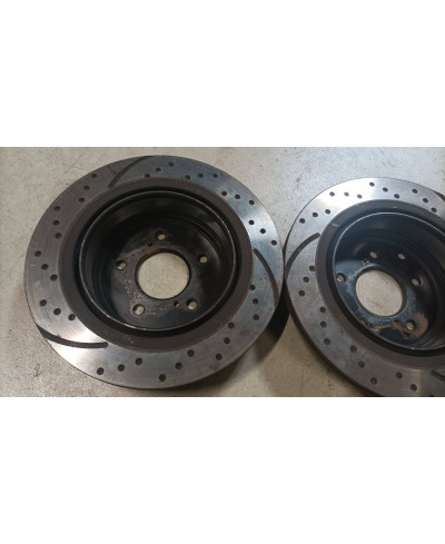 SET DISQUE ARRIERE RAINURE 295mm NISSAN R32 / R33 / R34 / 300ZX 