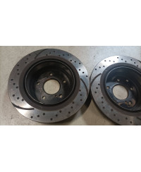 SET DISQUE ARRIERE RAINURE 295mm NISSAN R32 / R33 / R34 / 300ZX 