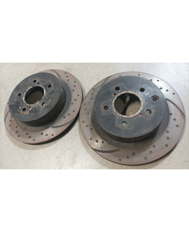 SET DISQUE ARRIERE RAINURE 295mm NISSAN R32 / R33 / R34 / 300ZX 