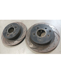 SET DISQUE ARRIERE RAINURE 295mm NISSAN R32 / R33 / R34 / 300ZX 