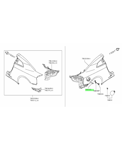 SILENT BLOC TRAPPE A CARBURANT 370Z / GTR NISSAN