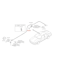 VIS VERROUILLAGE TRAPPE A CARBURANT 370Z / GTR NISSAN