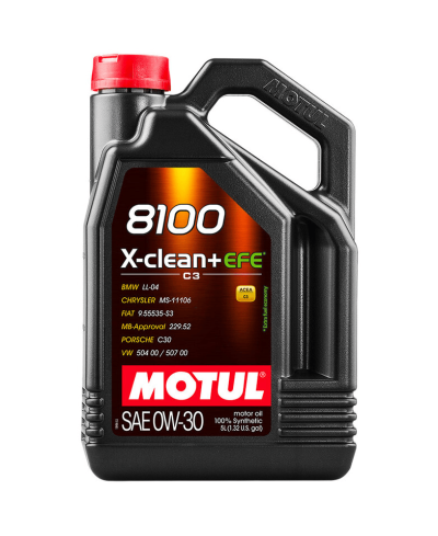 HUILE MOTEUR 8100 X-CLEAN+ EFE 0W30 MOTUL - 5L