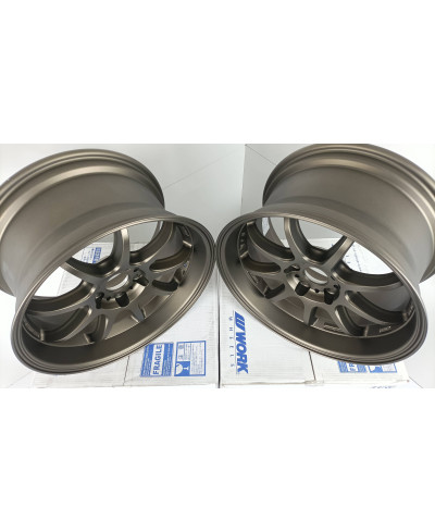 SET 2 JANTES EMOTION D9R 18X9.5" ET38 5X114 (AHG) WORK WHEELS