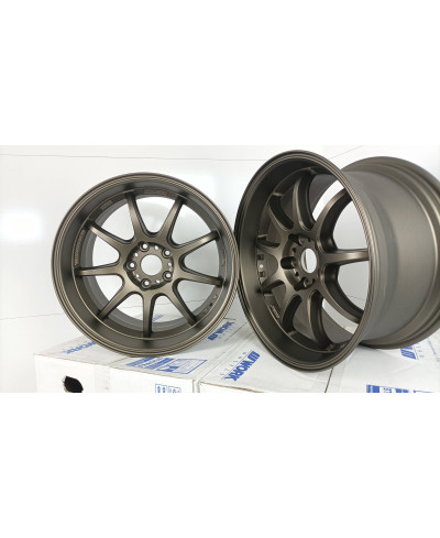 SET 2 JANTES EMOTION D9R 18X9.5" ET38 5X114 (AHG) WORK WHEELS