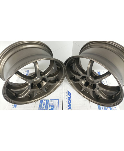 SET 2 JANTES EMOTION D9R 18X8.5" ET32 5X114 (AHG) WORK WHEELS