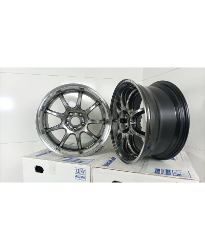 SET 2 JANTES EMOTION D9R 18X8.5" ET32 5X114 (GTS/RC) WORK WHEELS