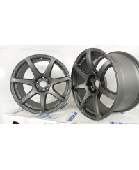 SET 2 JANTES EMOTION T7R 18X9.5" ET22 5X114 (MGM) WORK WHEELS