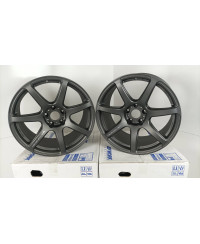 SET 2 JANTES EMOTION T7R 18X9.5" ET22 5X114 (MGM) WORK WHEELS