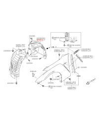 PASSAGE DE ROUE AVANT GTR NISSAN