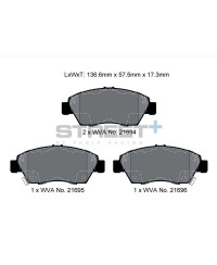 PLAQUETTES AVANT STREET+ HONDA CIVIC/INTEGRA
