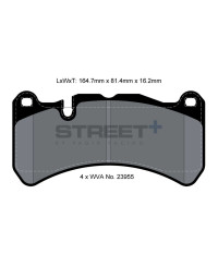 PLAQUETTES AVANT STREET+ MERCEDES CLK (C209/A209), SLK (R171)