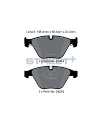 PLAQUETTES AVANT STREET+ BMW SERIE 3 (E90-E93, F30, F80), X1 (E84) - PAGID RACING