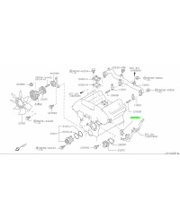JOINT CANALISATION EAU VQ35DE NISSAN