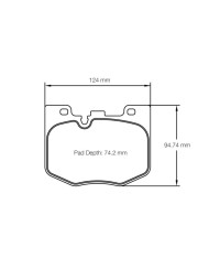 PLAQUETTES AVANT RACING RSL29 TOYOTA SUPRA GR, A90/ BMW SERIE 3 (G20,G21), SERIE 4 (G22,G23,G82), Z4 (G29) - PAGID RACING 