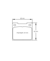 PLAQUETTES ARRIERE RACING RSL29 TOYOTA GT86 2.0 GT R3 RALLY/ AUDI RS3 LMS TCR - PAGID RACING 