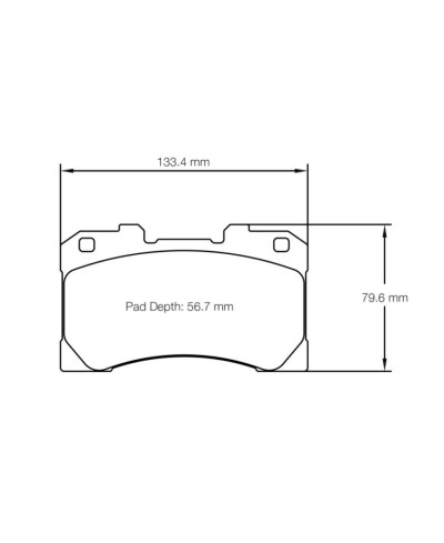 PLAQUETTES AVANT RACING RSL29 TOYOTA YARIS GR - PAGID RACING