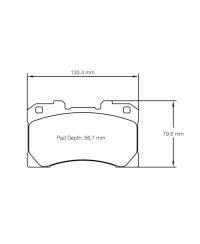 PLAQUETTES AVANT RACING RSL29 TOYOTA YARIS GR - PAGID RACING