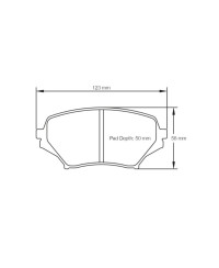PLAQUETTES AVANT RACING RSL29 MAZDA MX-5 NC - PAGID RACING 