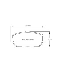 PLAQUETTES ARRIERE RACING RSL29 MAZDA MX-5 NC/ND - PAGID RACING 